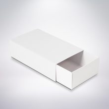 Krabička na makarónky biela 160x90x45